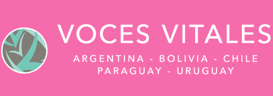 Logo Voces Vitales blanco